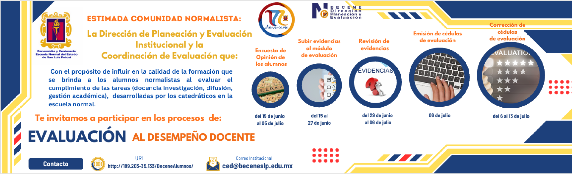 Evaluación al desempeño Docente.