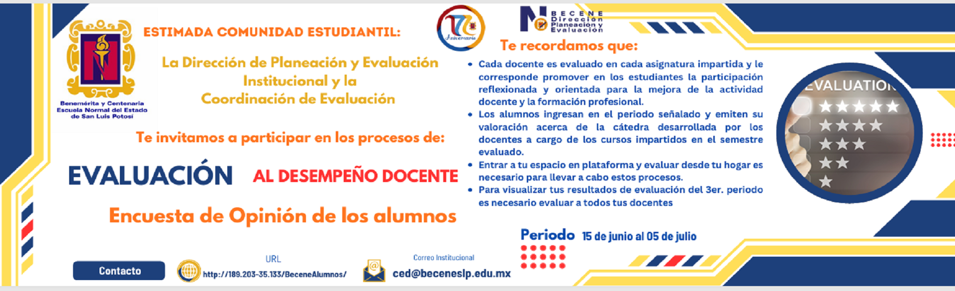 Evaluación al desempeño Junio 2026